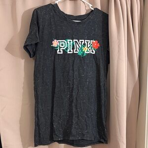 PINK Victoria's Secret Charcoal Tee